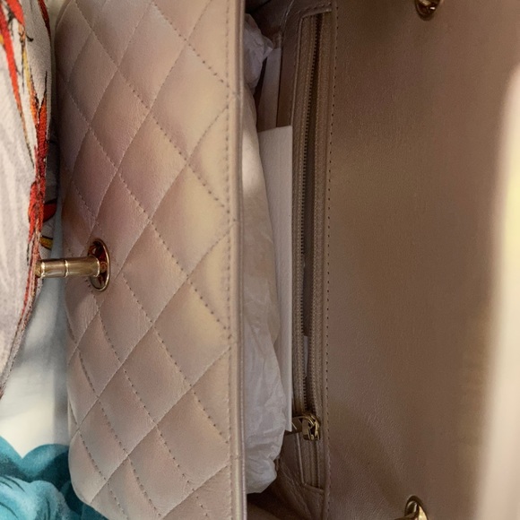 Chanel 20B mini rectangular iridescent ivory - Picture 5 of 8